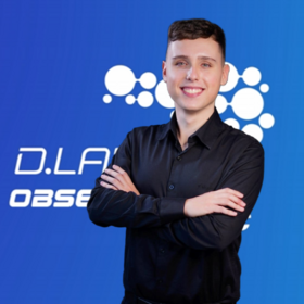 Foto com fundo Observatório do colaborador João Vítor