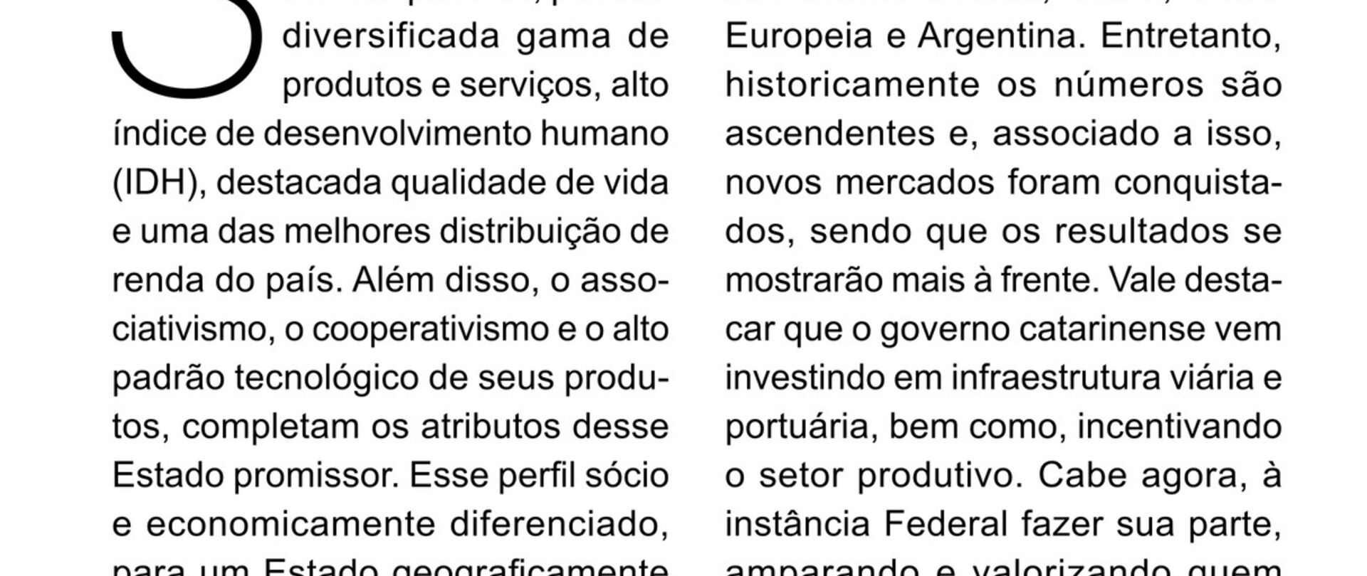 Potencial exportador catarinense