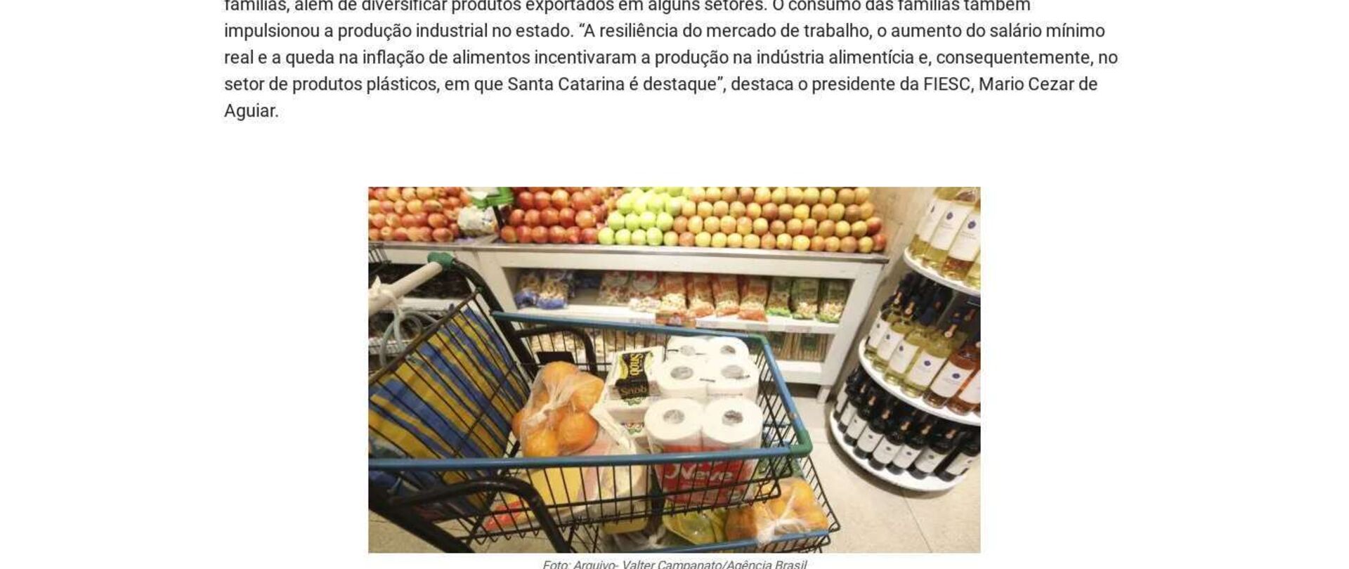 Construção e consumo das famílias puxam crescimento da indústria em SC
