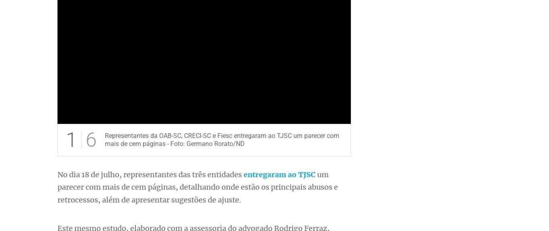 Estudo do Observatório FIESC aponta sobre evolução de preços de emolumentos cartorários