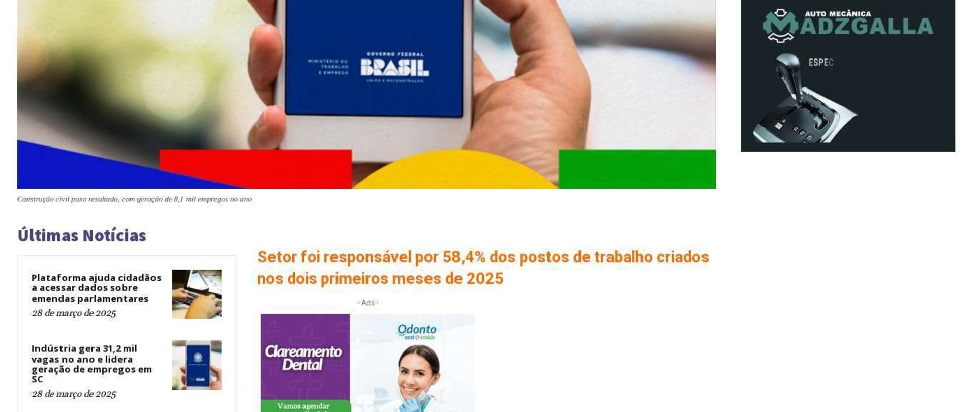Indústria gera 31,2 mil vagas no ano e lidera geração de empregos em SC 