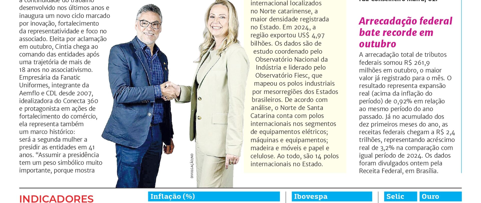 Região Norte do Estado tem quatro polos industriais com inserção internacional