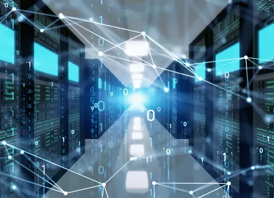 Imagem de computadores tecnológicos